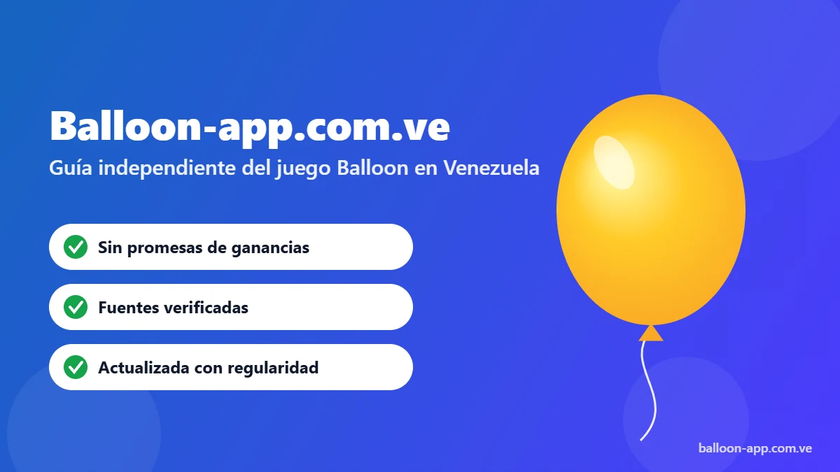 Balloon-app.com.ve, guía independiente del juego Balloon