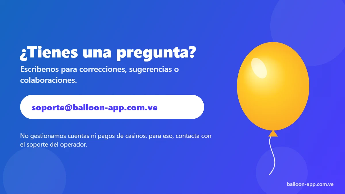 Contacto de Balloon-app.com.ve